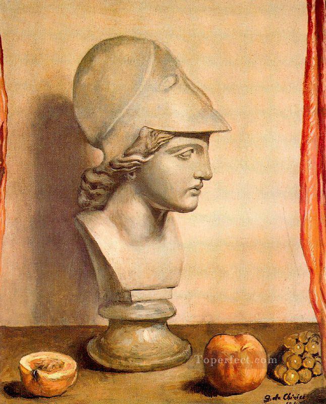 bust of minerva 1947 Giorgio de Chirico Metaphysical surrealism Oil Paintings